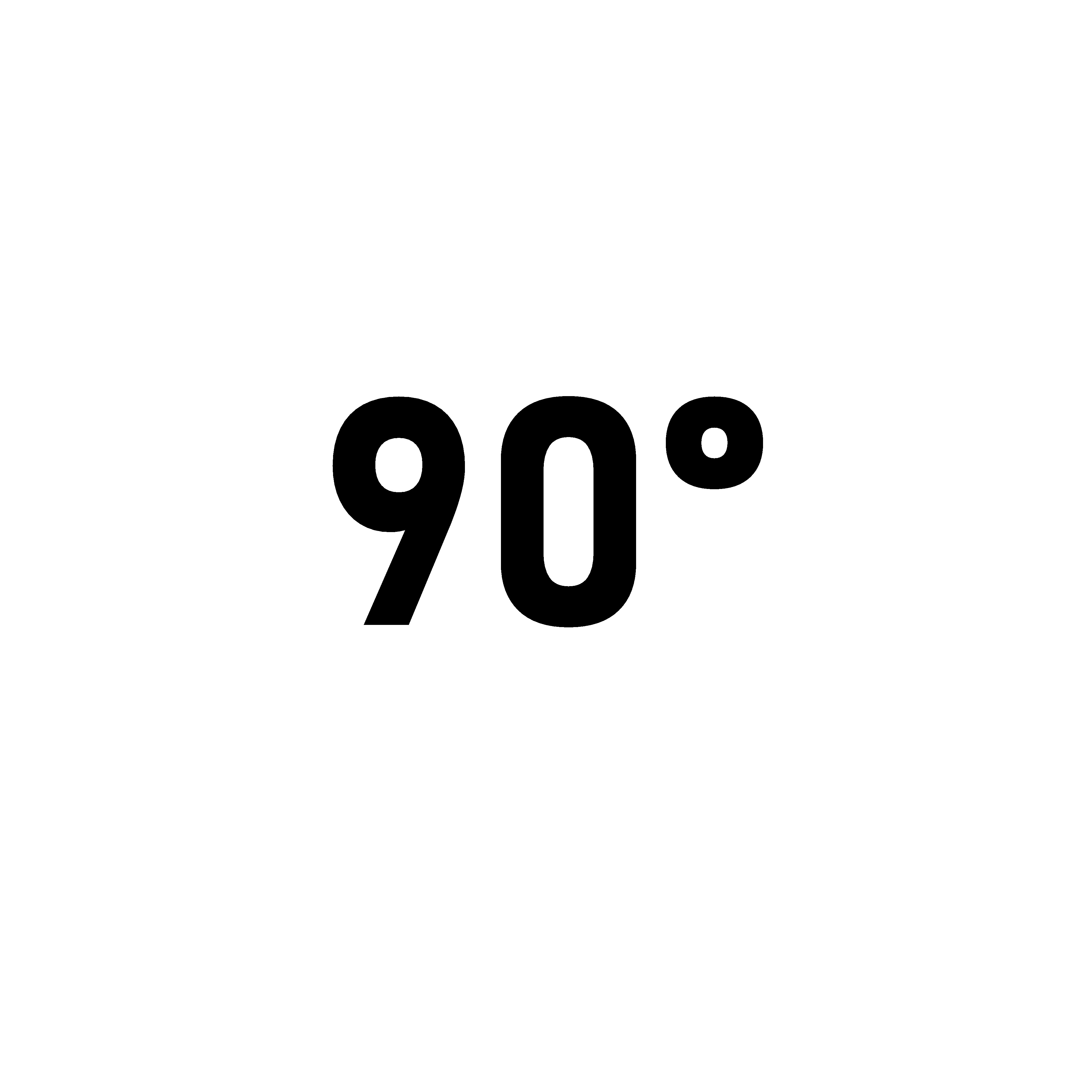 für Kegel 90°