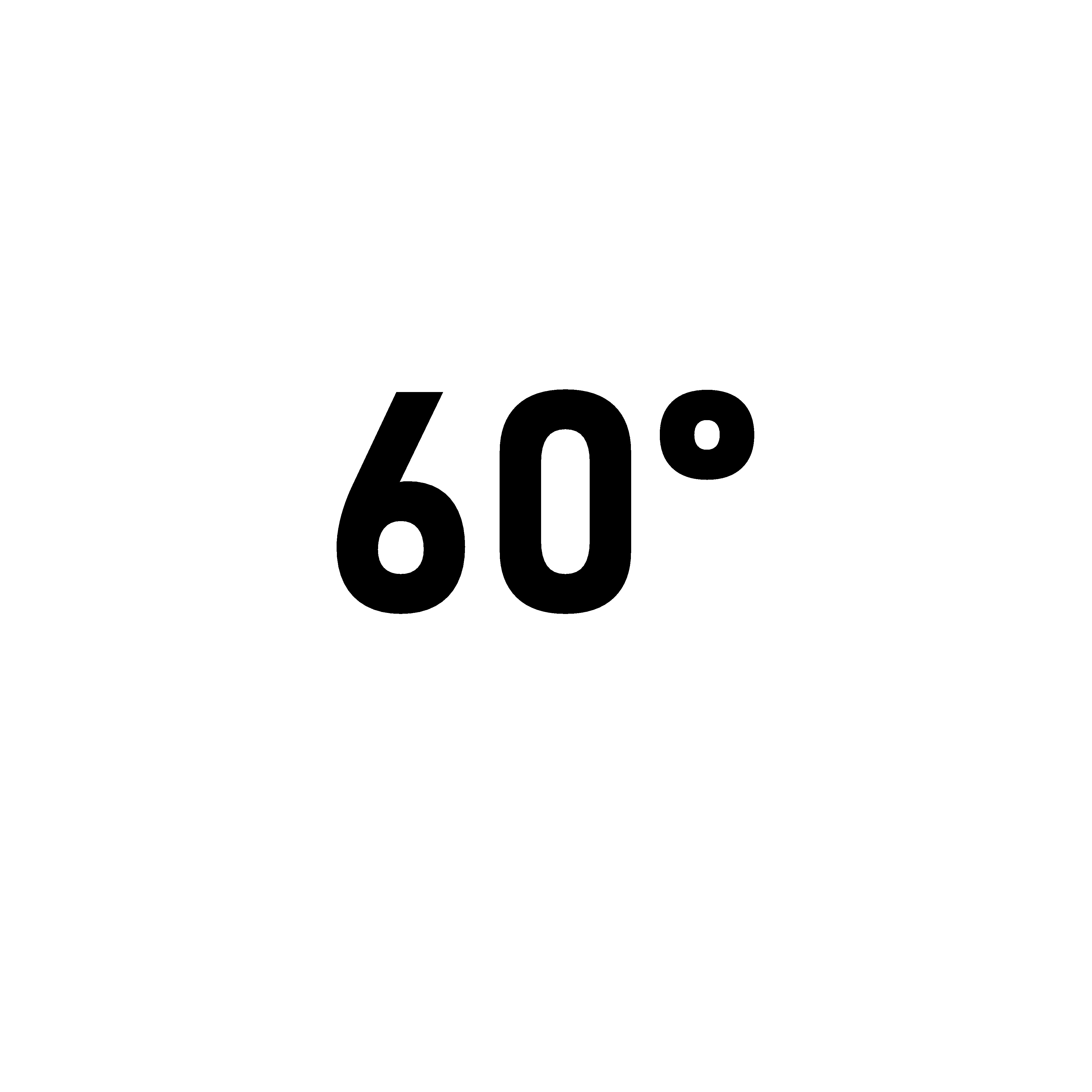 für Kegel 60°