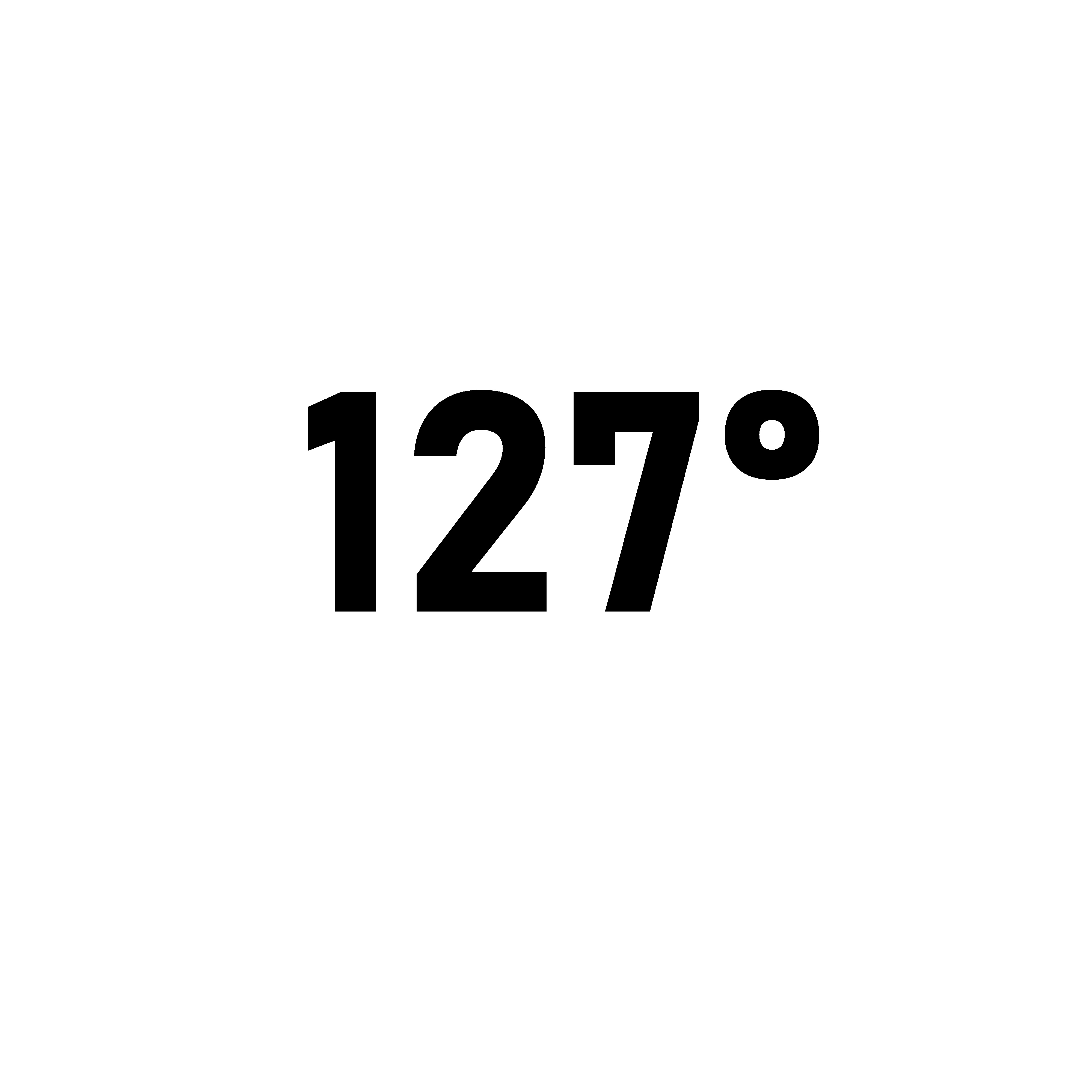 für Kegel 127°