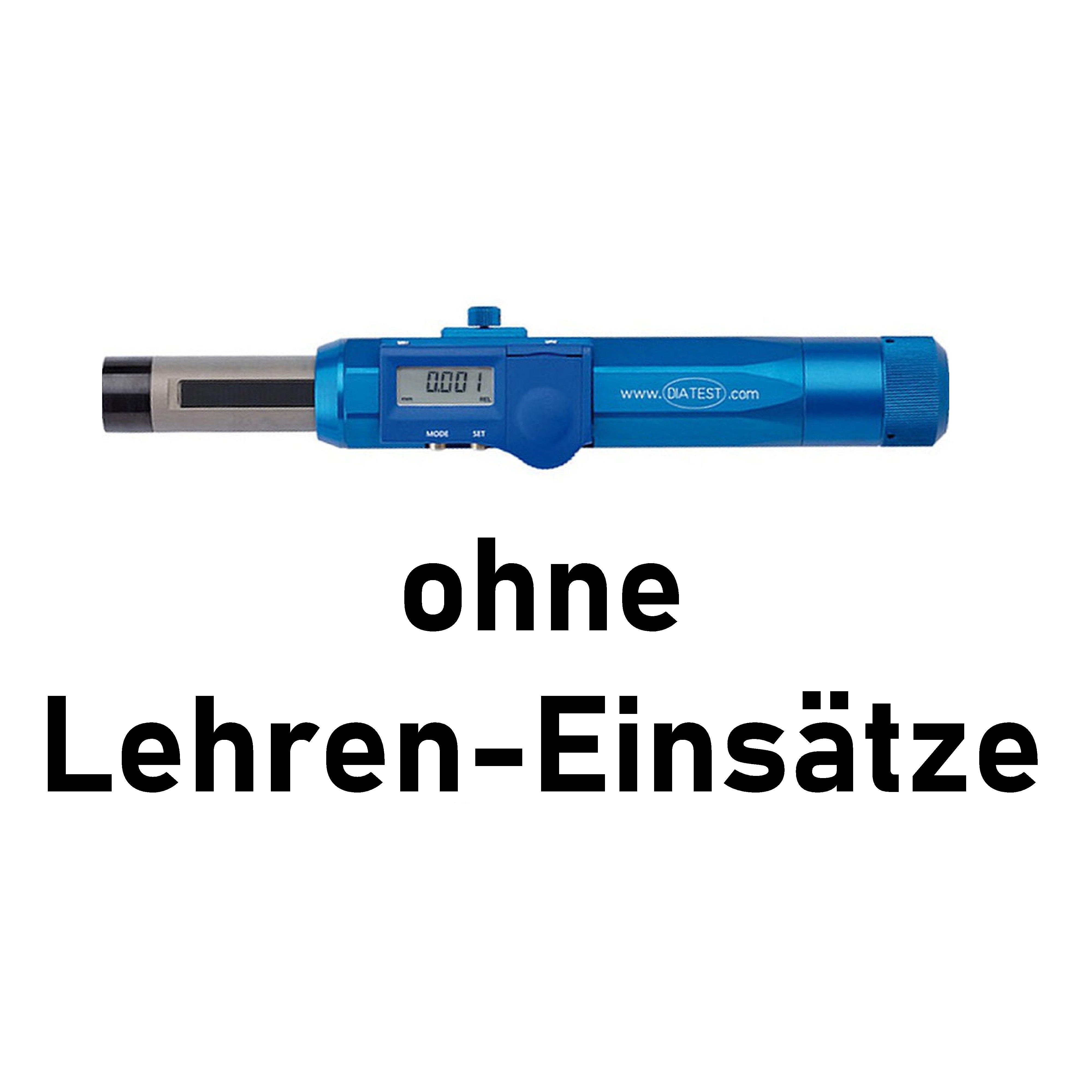 ohne Glattlehren-Einsätze