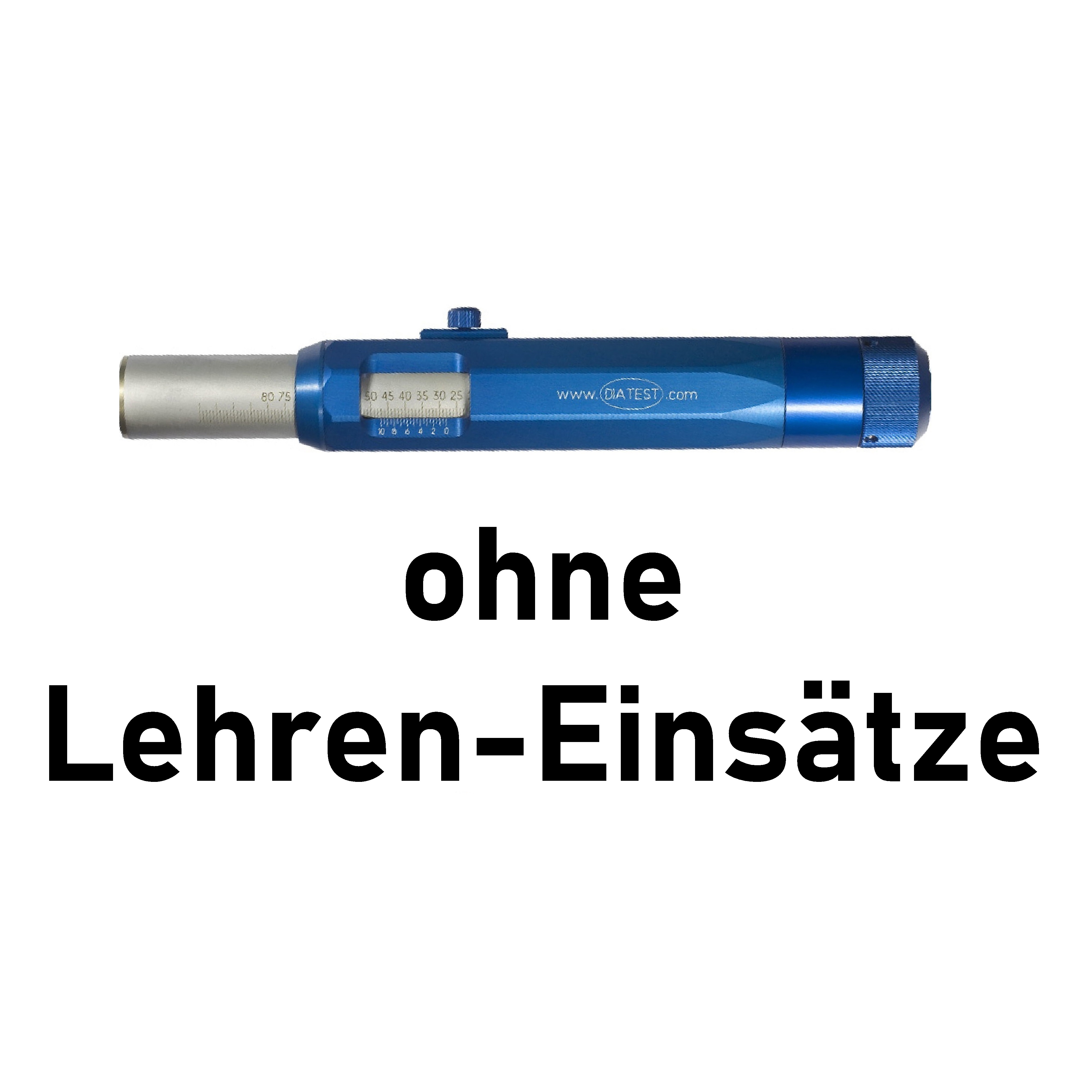 ohne Glattlehren-Einsätze