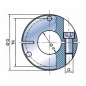 Preview: DIATEST Klemmbarer Tiefenanschlagring Ø 45,0 - 100,0 - TA-KW