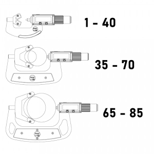 FMS Digitale Präzisions-Messschraube 0815 (MB: 20,0 - 40,0 mm)