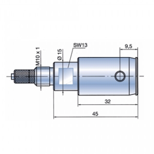 DIATEST Bohrungsmessdorn Ø 25,001 - 32,000 mm - Durchgangsbohrung D10