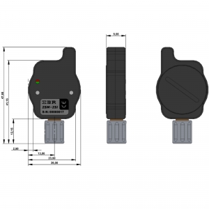 IBR ISM-Echtfunkmodul für Sensor mit ISI-Bus Schnittstelle - ISM-ISi