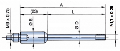 DIATEST Tiefenverlängerung TV2-250