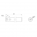 DIA-COME Fixe Anschlagstange CO-ST60-M2,5